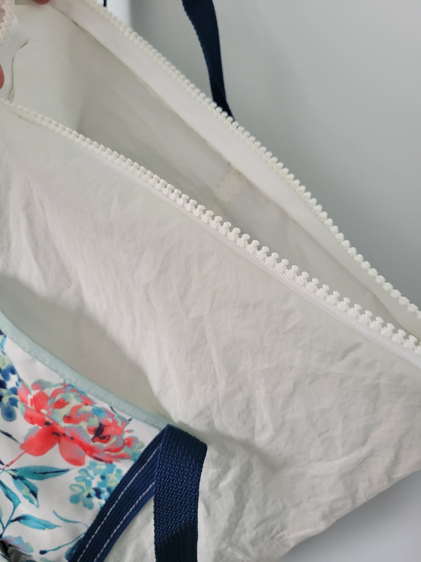 Recycled Sail Tote Bag : Floral